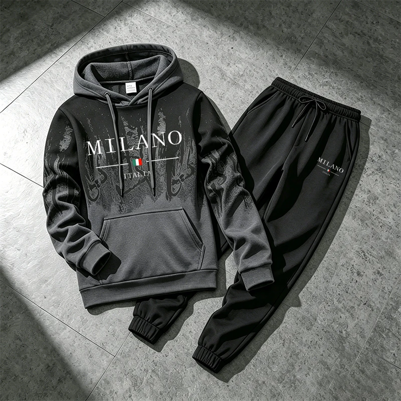 Mens Fashion Streetwear - 2026 New Arrival Men's Tracksuit Hoodie&sweatpants