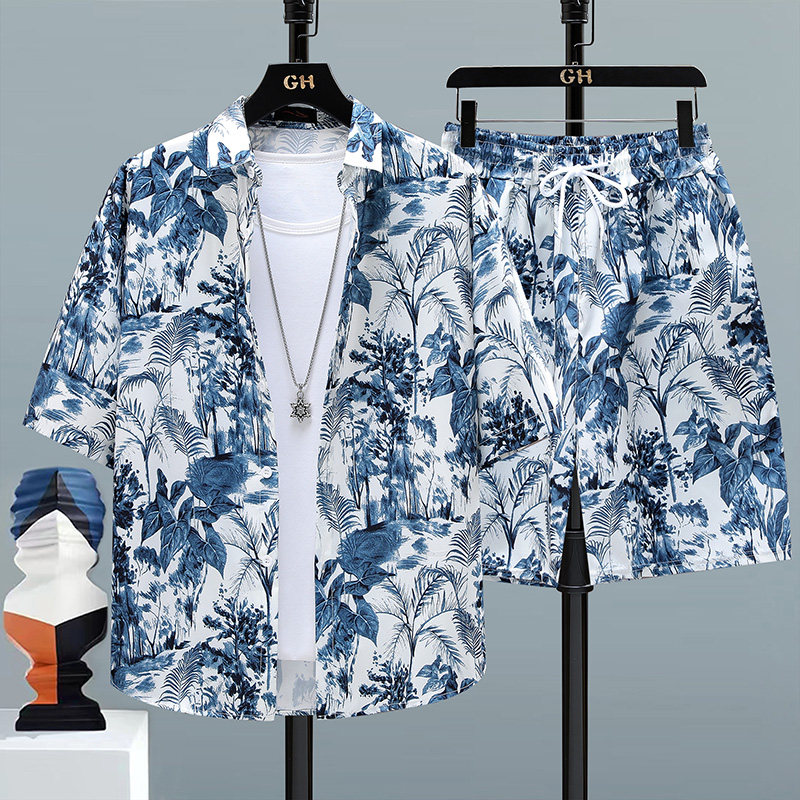 Mens Fashion Streetwear - Men's Casual 2-Piece Sportswear Set Streetwear