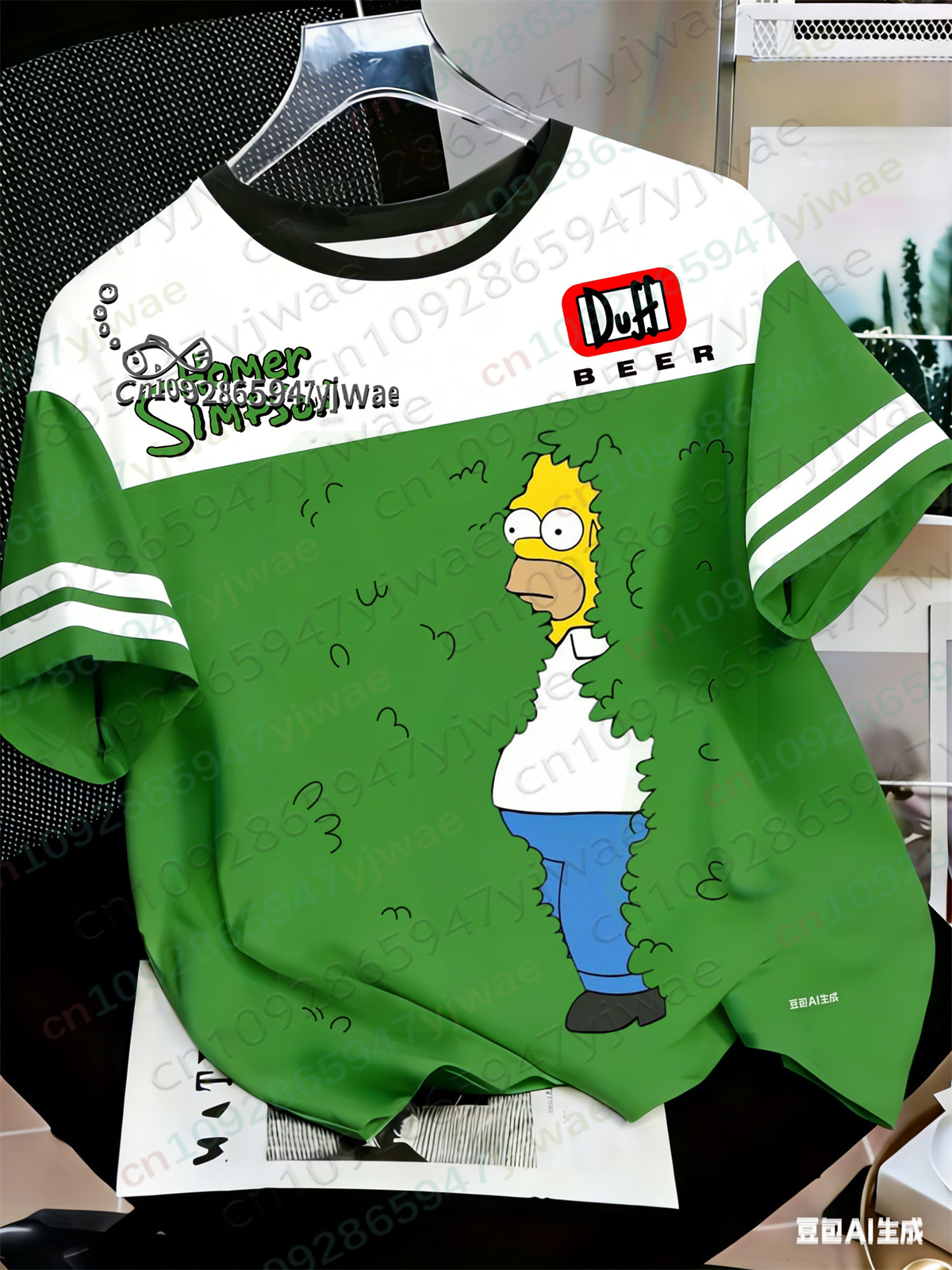 Mens Fashion Discord - 2026 The Simpsons Cartoon Graphic Printed