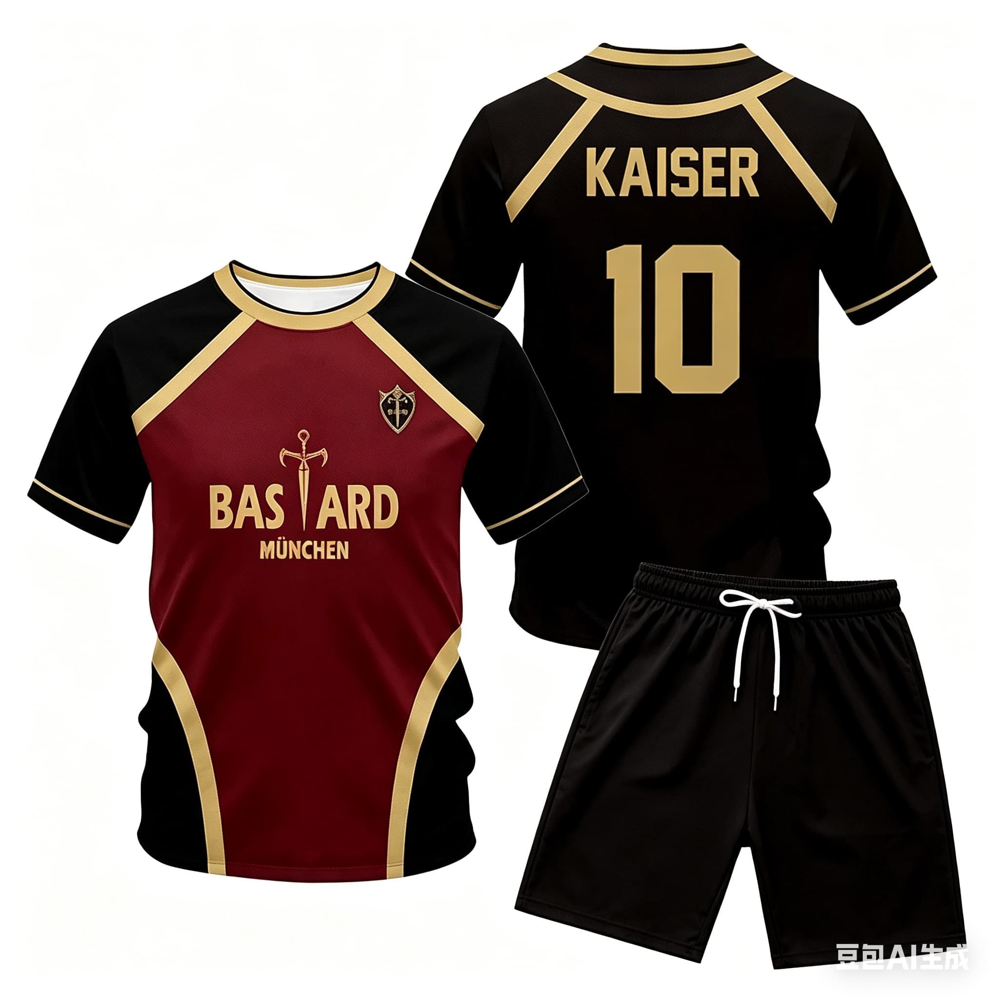 Men'S Fashion Usa - Anime Kaiser Jersey Set Japanese Anime