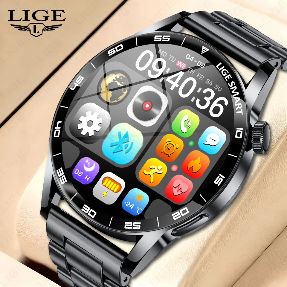 Men'S Fashion Week 2026 - LIGE Men Fashion Smart Watch Sports