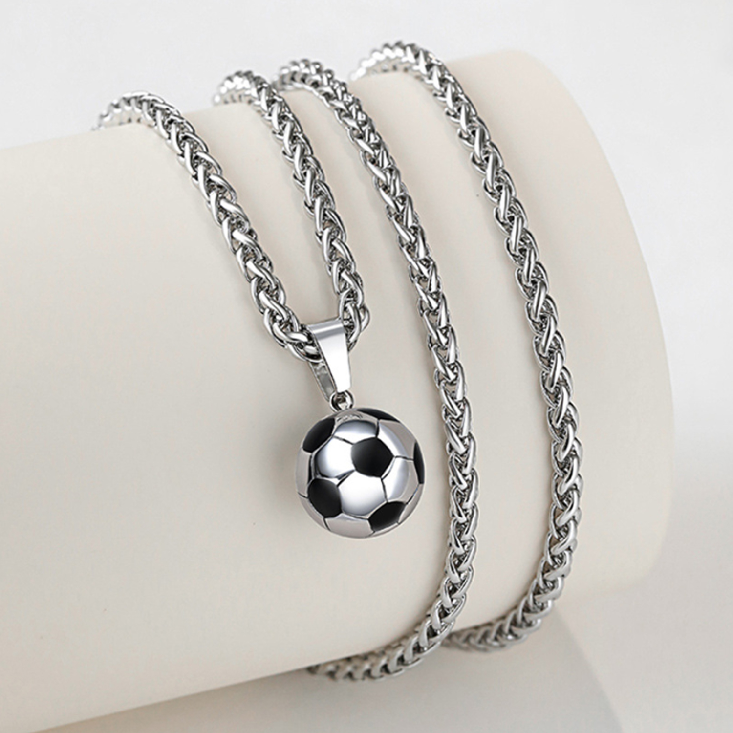 Men'S Fashion Necklaces - INS Sporty Style Personality Stainless Steel
