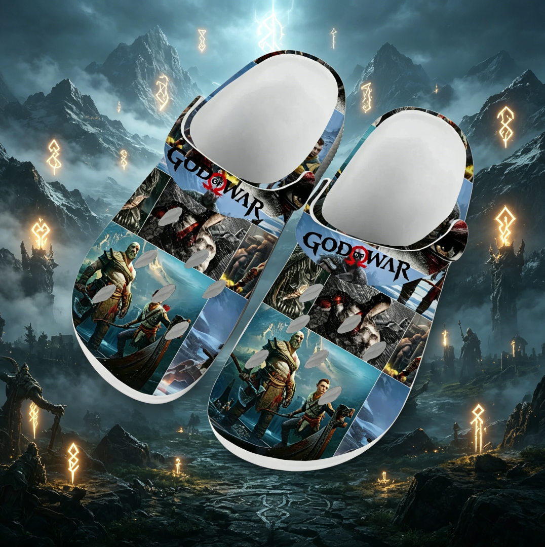 Mens Fashion Streetwear - God of War Men Women Slide