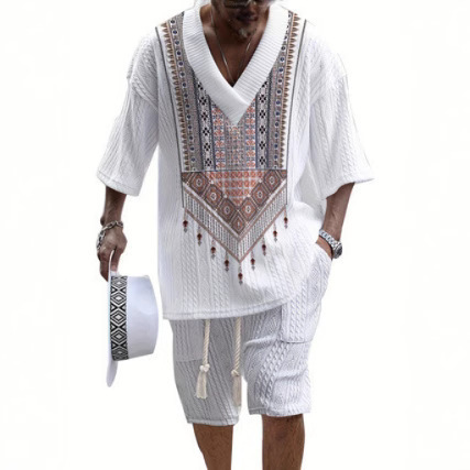 2026 Mens 3D Printed Short Sle - огляд і ціна Mens Fashion Casual 2026