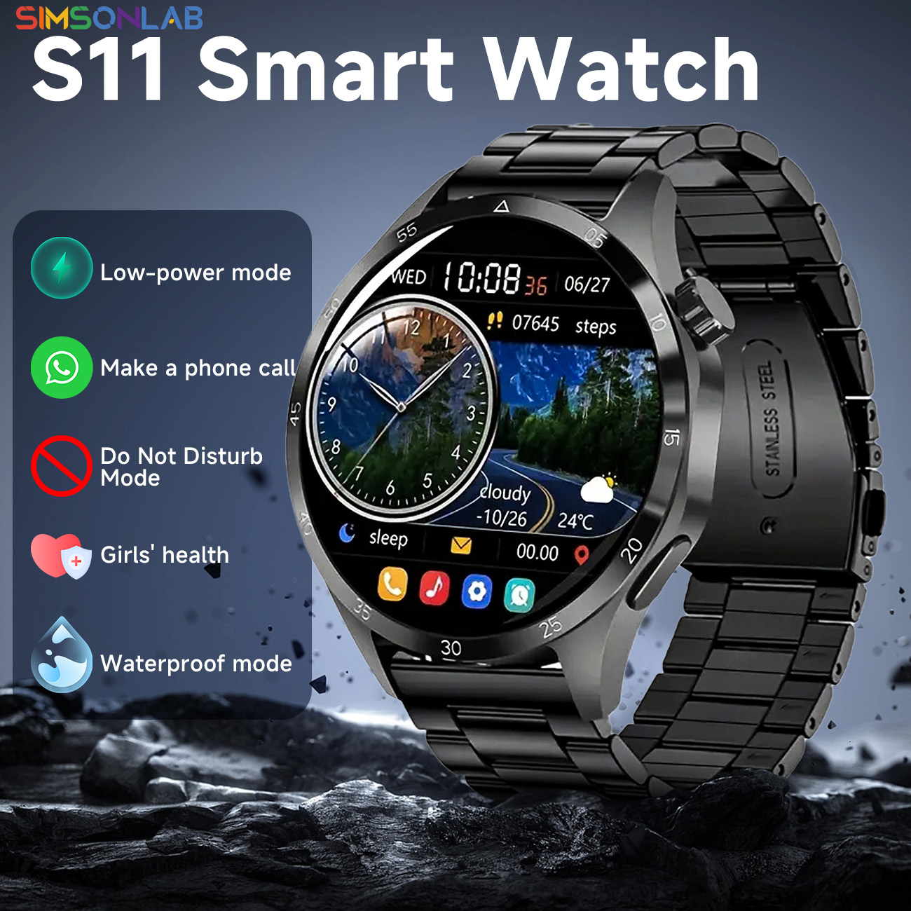 New Smartwatch Android IOS 1.5 - огляд і ціна Men'S Fashion Week 2026