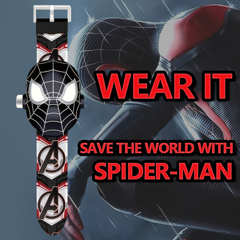 Marvel Spider-Man Noir Watch C - огляд і ціна Mens Fashion Discord
