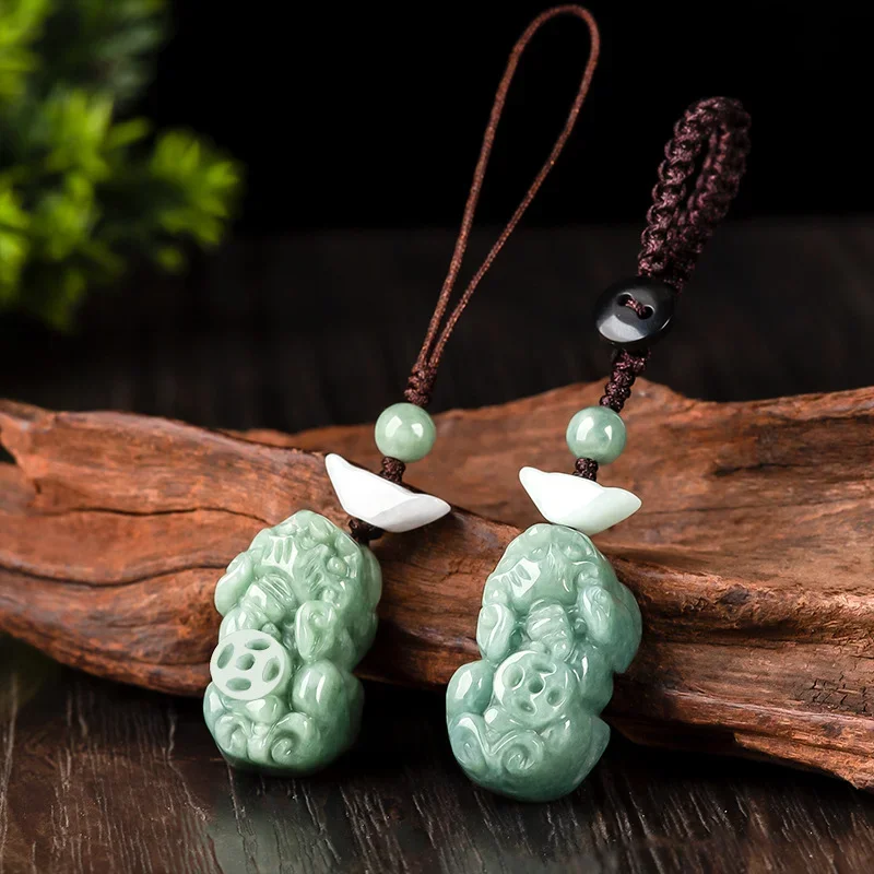 Burmese Emerald Pixiu Yuanbao  - огляд і ціна Men'S Fashion Necklaces