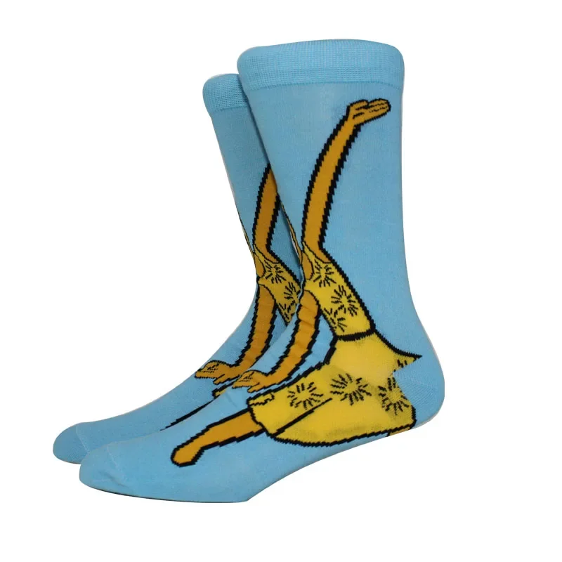 4 Pairs Anime Men's Socks Happ - огляд і ціна Mens Fashion Discord