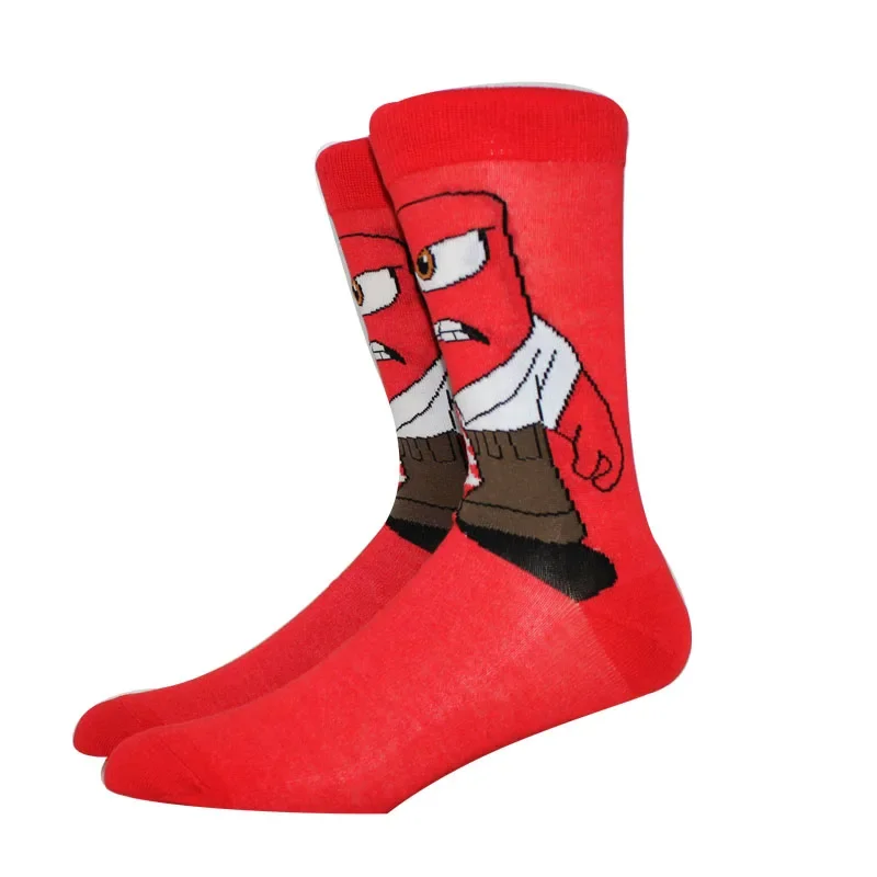 4 Pairs Anime Men's Socks Happ - огляд і ціна Mens Fashion Discord