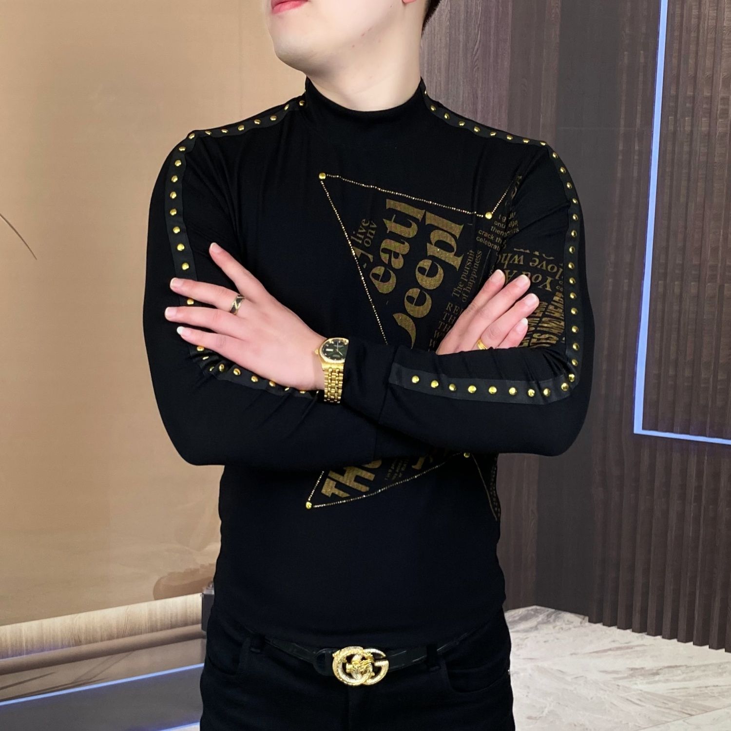 New long-sleeved tops for fash - огляд і ціна Men'S Fashion Usa