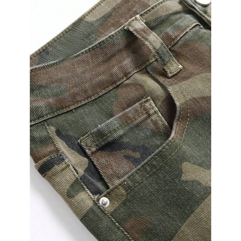 Camo Cargo Jeans Workwear Styl - огляд і ціна Mens Fashion Camo Pants
