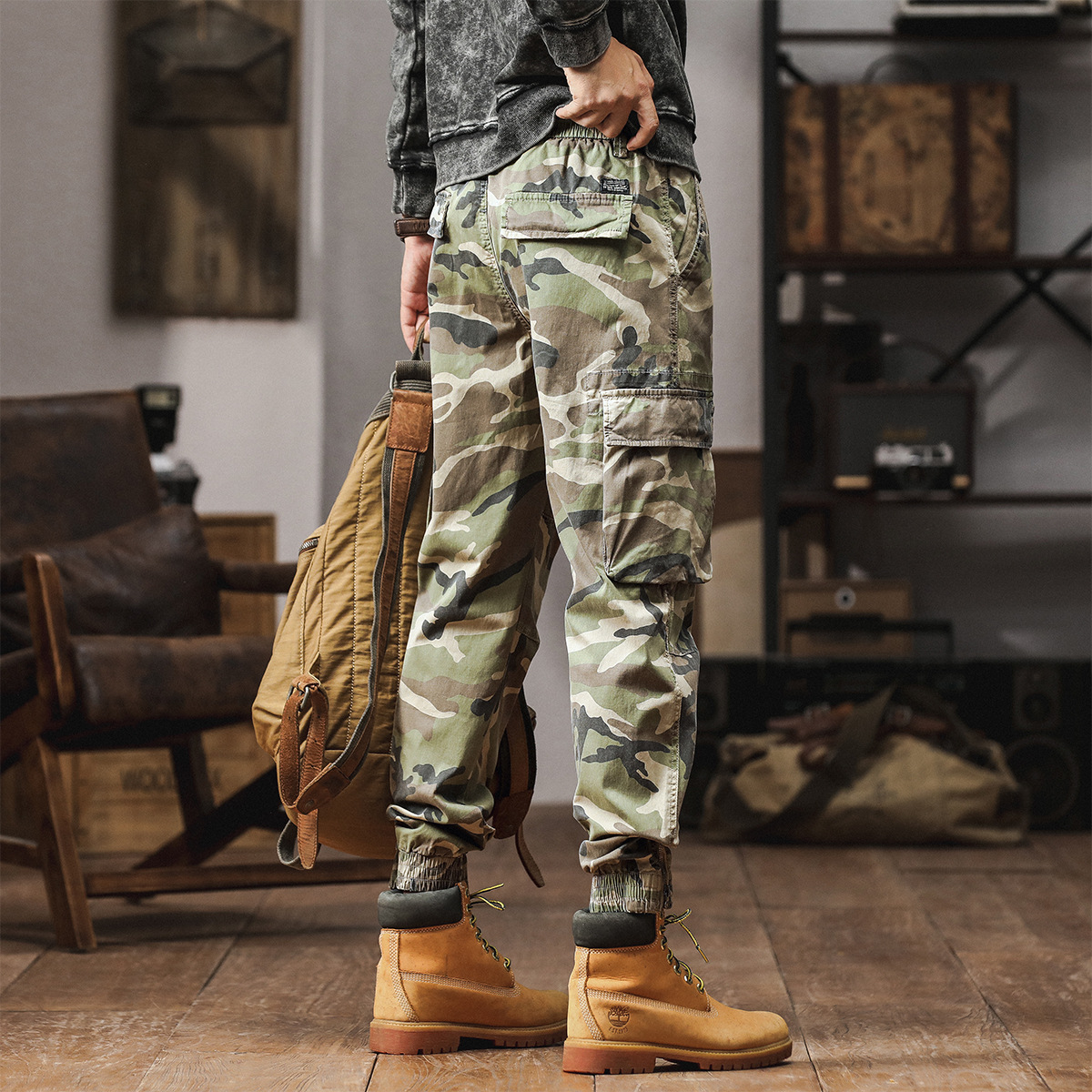 6 Pockets Camo Tactical Man Ca - огляд і ціна Mens Fashion Camo Pants