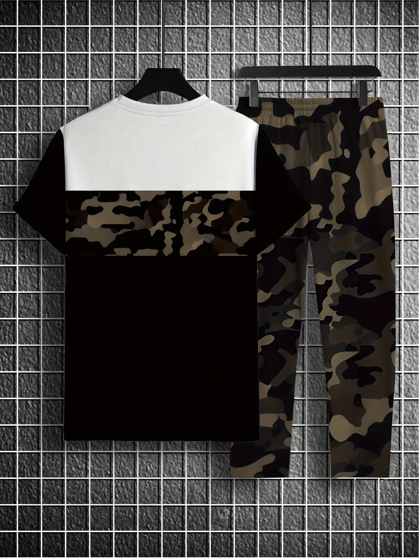 2026 Summer New Men's Short-Sl - огляд і ціна Mens Fashion Camo Pants