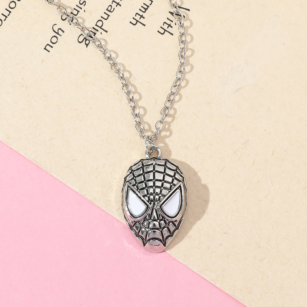 Superhero Spider Man Mask Pend - огляд і ціна Men'S Fashion Necklaces