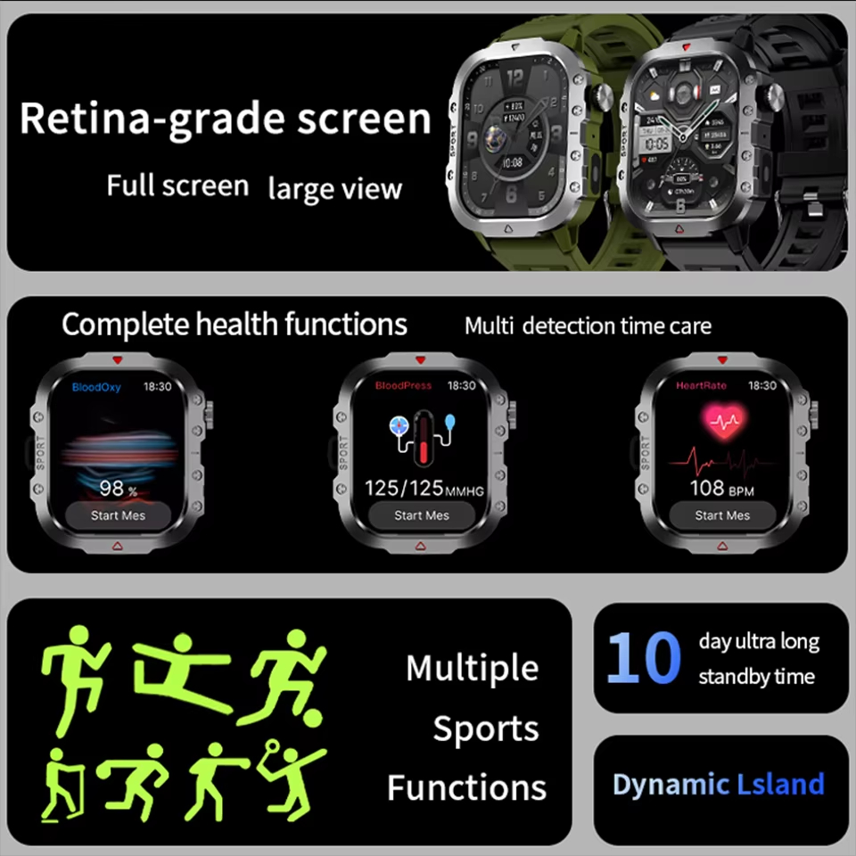 2026 New Smart Watch Men Bluet - огляд і ціна Men'S Fashion Week 2026