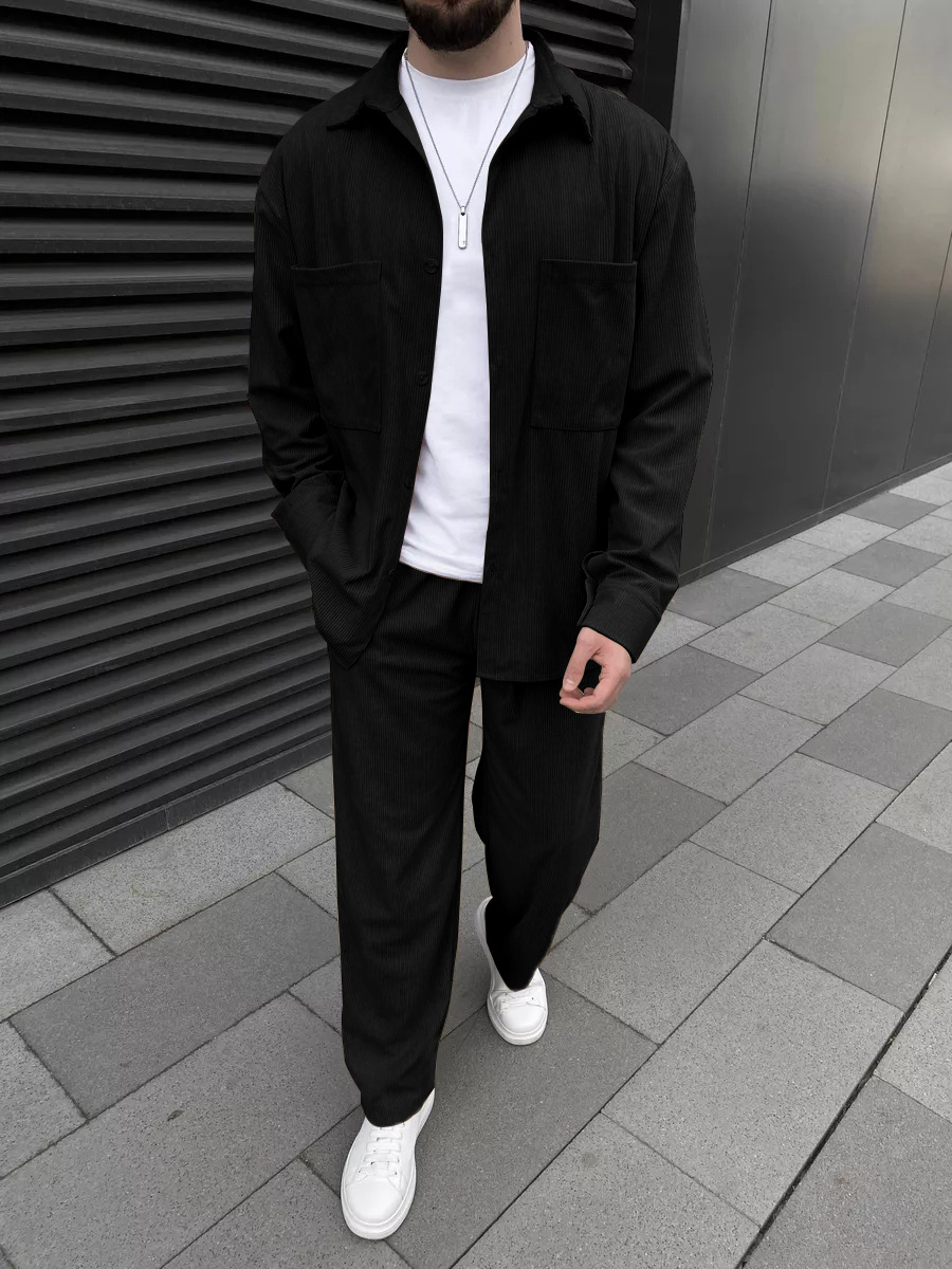 Men's corduroy two-piece outfi - огляд і ціна Men'S Fashion Usa