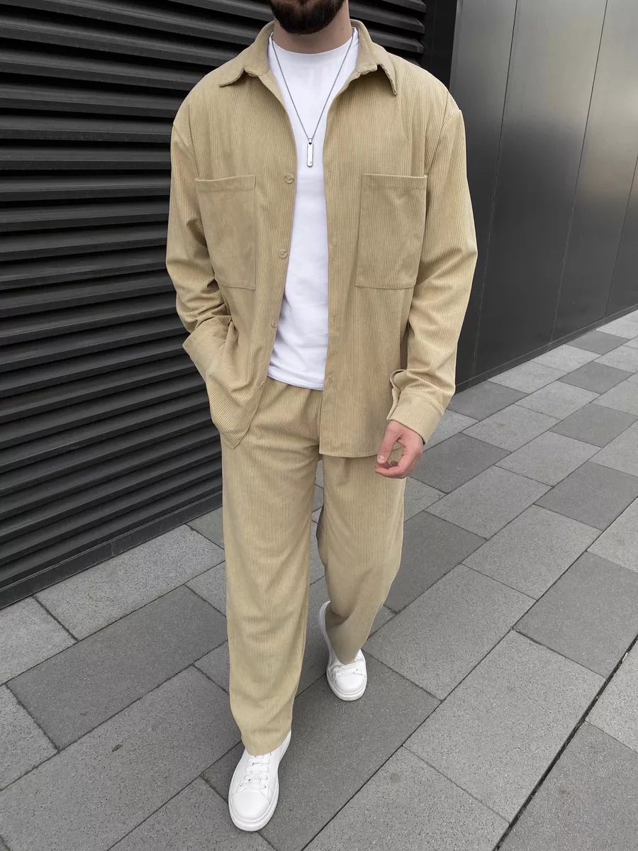 Men's corduroy two-piece outfi - огляд і ціна Men'S Fashion Usa