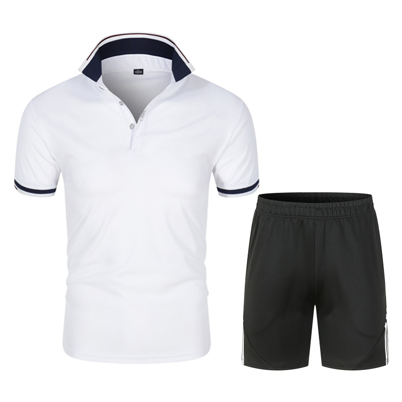 Summer Men's Polo Shirts Sets  - огляд і ціна Men'S Fashion Golf Clothing