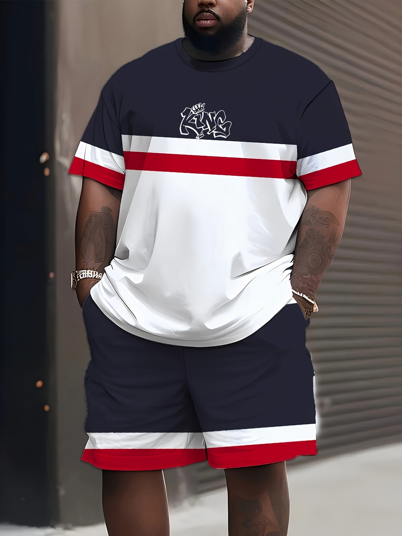 New Plus Size Men's T-shirt An - огляд і ціна Men'S Fashion Usa