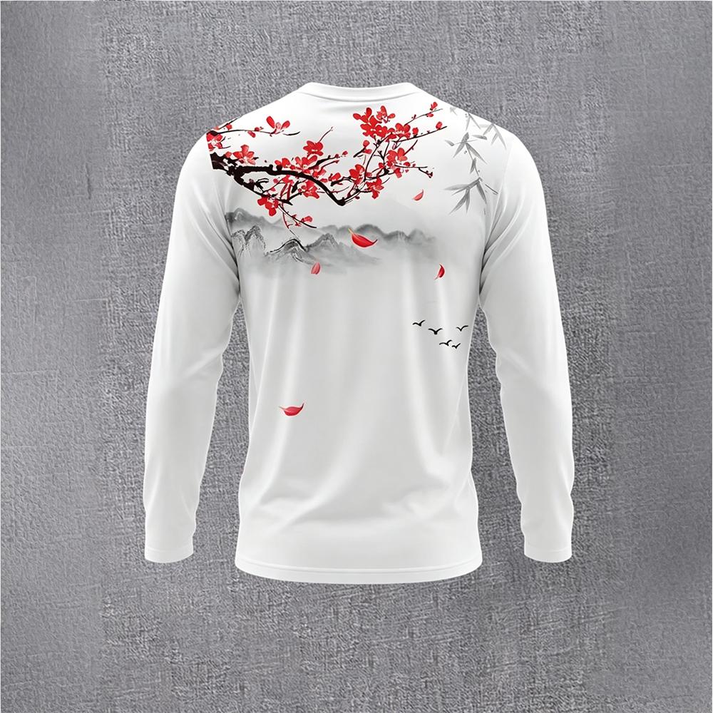 Chinese Style Ink Plum Blossom - огляд і ціна Mens Fashion Streetwear