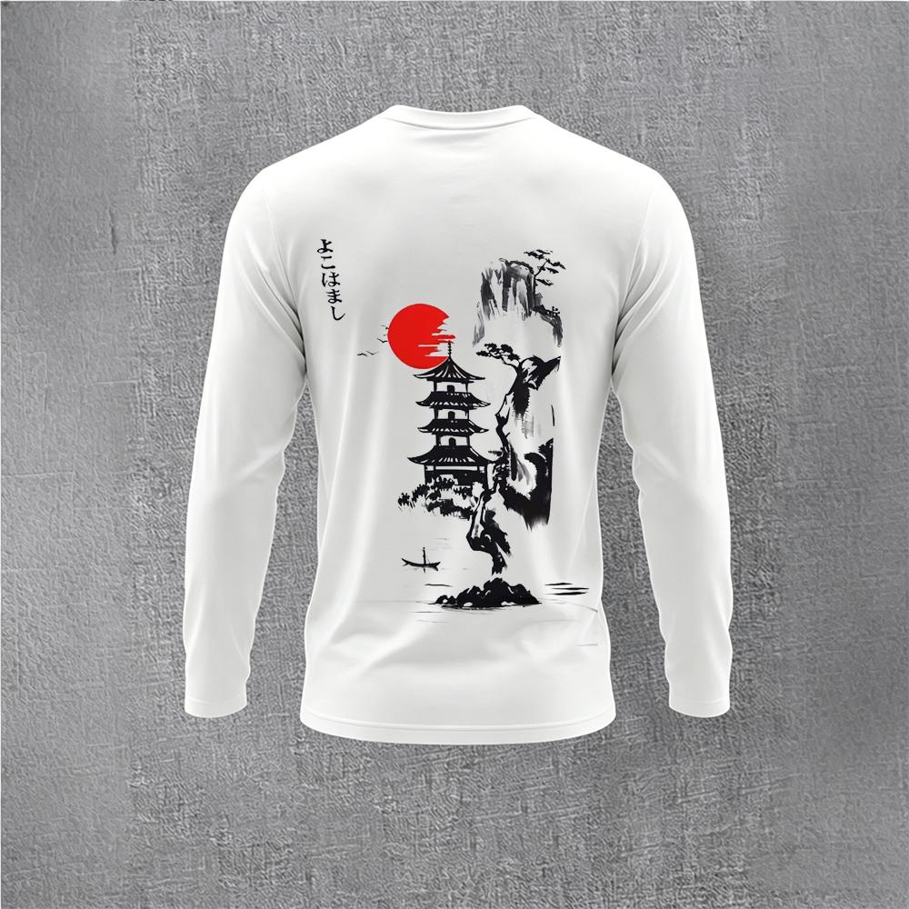 Chinese Style Ink Plum Blossom - огляд і ціна Mens Fashion Streetwear