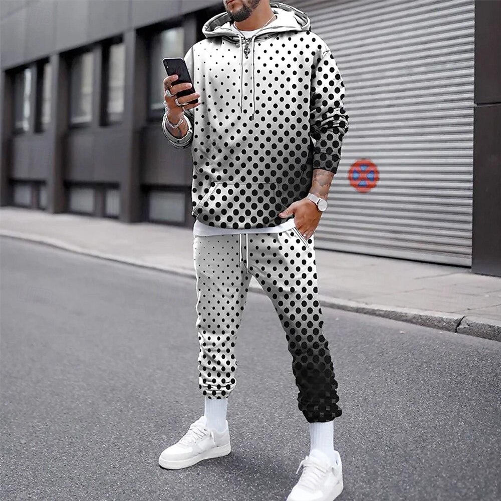 Funny 3D Polka Dot Print Men's - огляд і ціна Men'S Winter Fashion