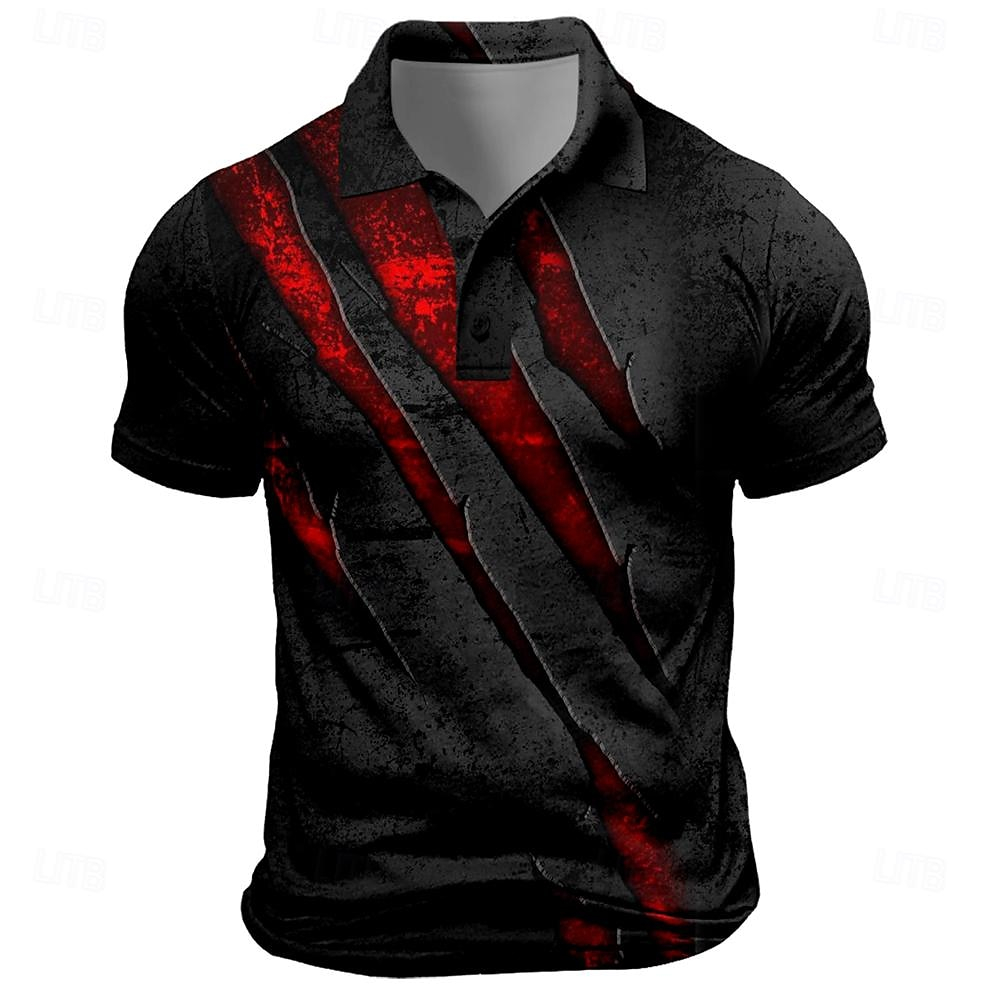 Vintage Men's Polo Shirt Scrat - огляд і ціна Men'S Fashion Golf Clothing