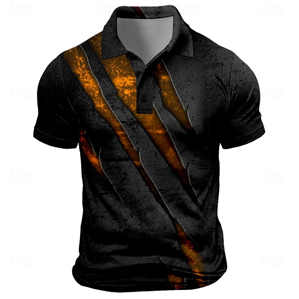 Vintage Men's Polo Shirt Scrat - огляд і ціна Men'S Fashion Golf Clothing