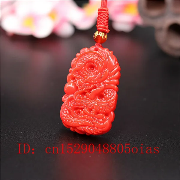 Natural Red Coral Jade Stone D - огляд і ціна Men'S Fashion Necklaces