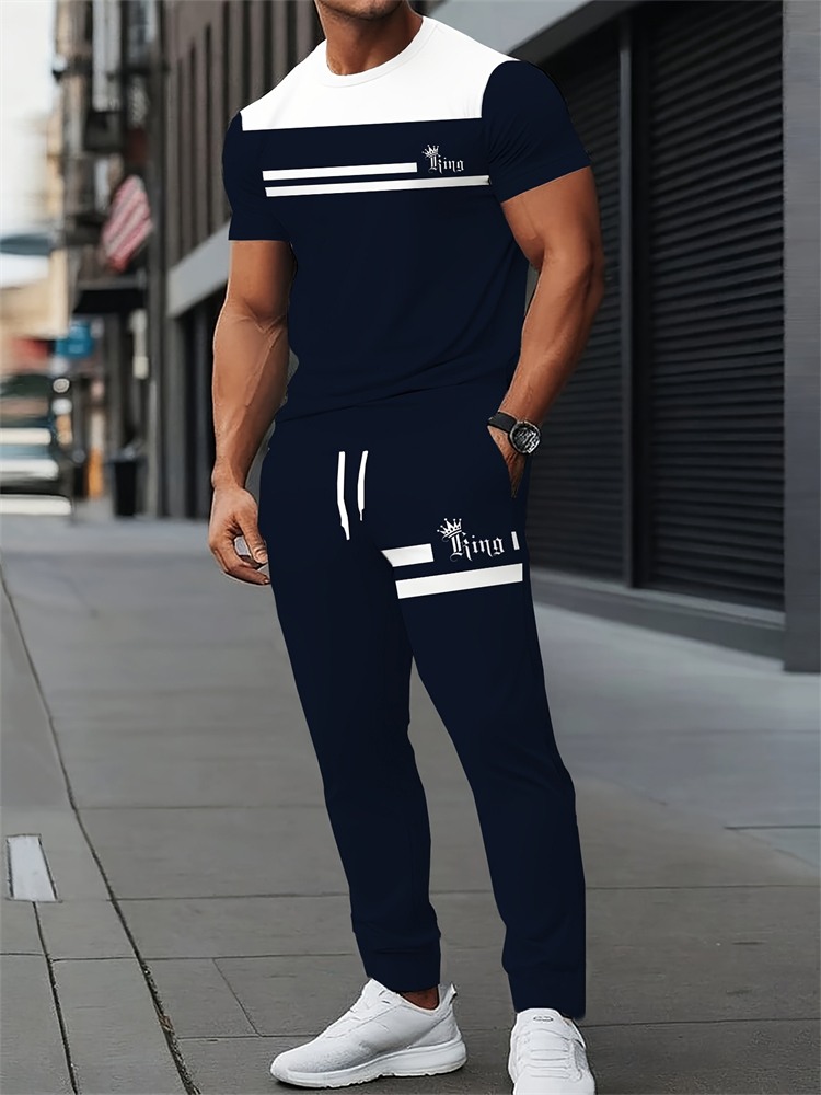 Spring Fashion Patchwork Print - огляд і ціна Men'S Fashion Pants