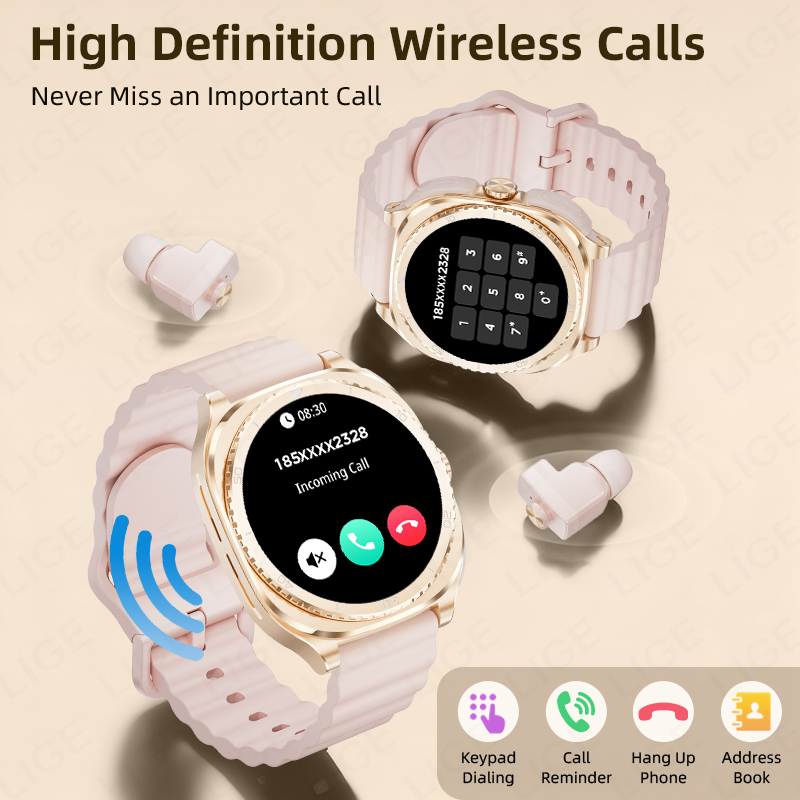 LIGE 2 In 1 TWS Headset Smart  - огляд і ціна Men'S Fashion Week 2026