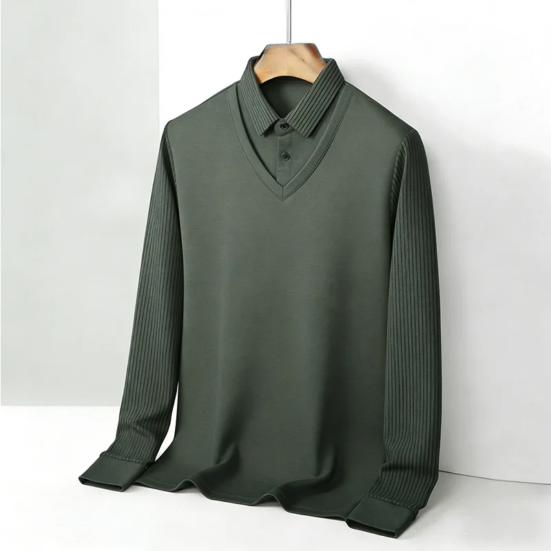 Men's Fake Two Piece Shirt Col - огляд і ціна Men'S Fashion Usa