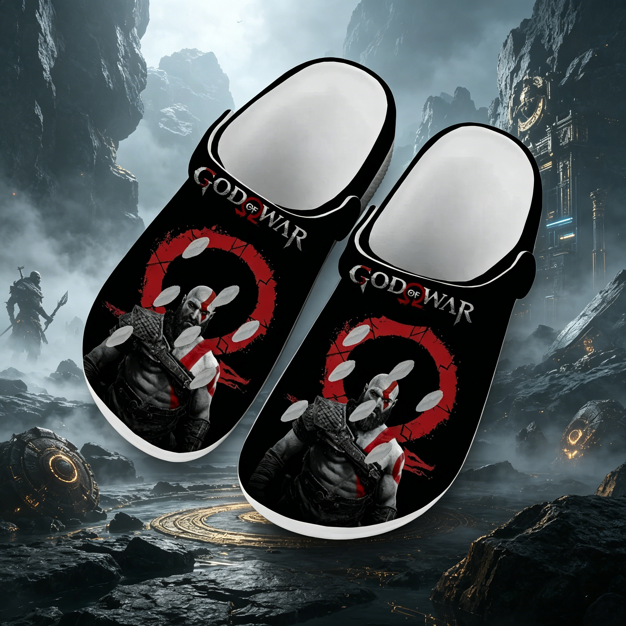 God of War Men Women Slide San - огляд і ціна Mens Fashion Streetwear