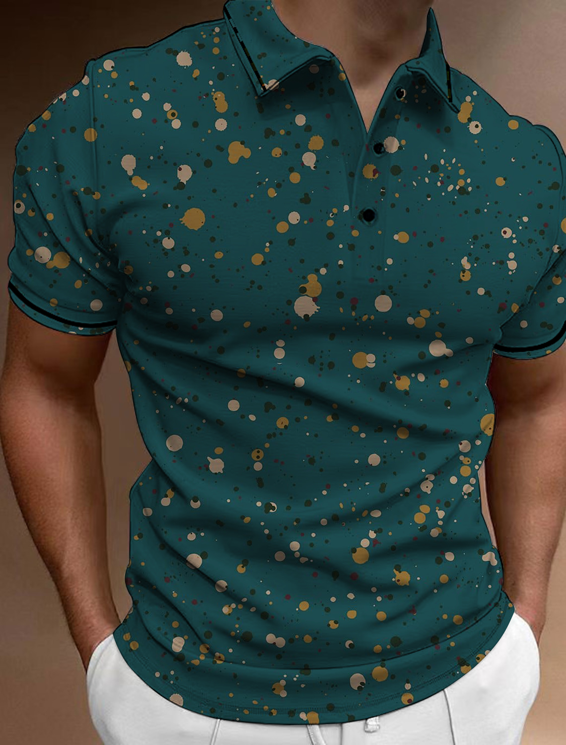 Summer Fashion Men's Button Po - огляд і ціна Men'S Fashion Golf Clothing