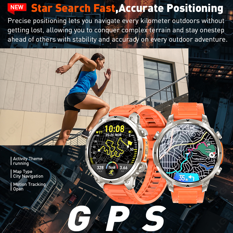 LIGE 2026 New Men Military GPS - огляд і ціна Men'S Fashion Week 2026